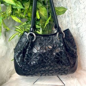 BRIGHTON SHOULDER BAG LEATHER VALENCIA PURSE 🖤🤍